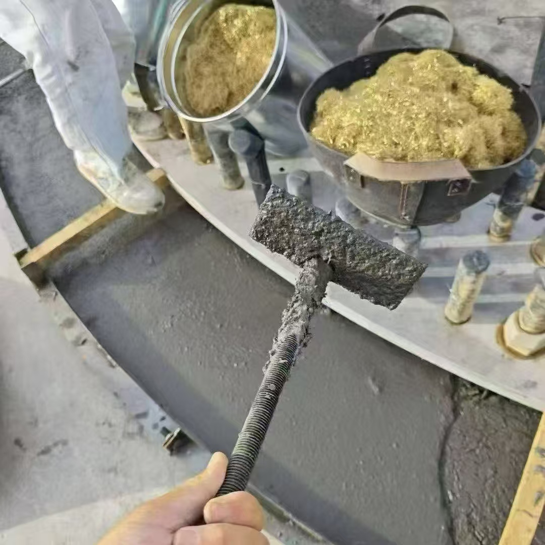 随州C120钢纤维高强无收灌浆料 轧机压缩机汽轮机发电机锻压设备底座灌浆材料